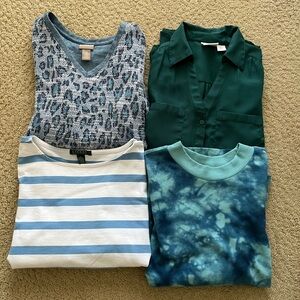 Lot of 4 Women’s Shirts-Small/Med